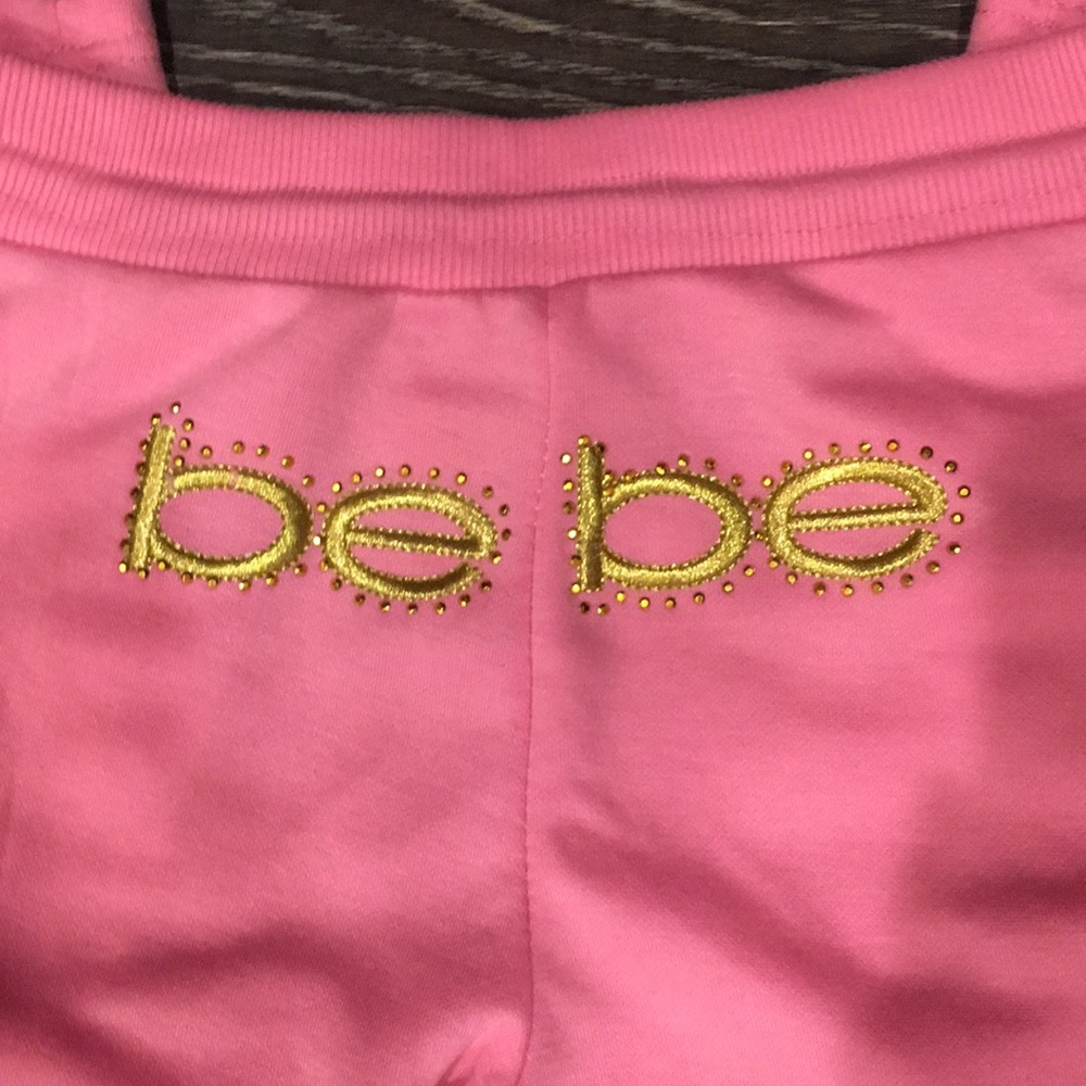 Bebe pink sweat pants